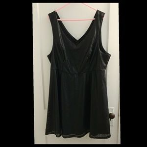 Torrid faux leather dress, size 22